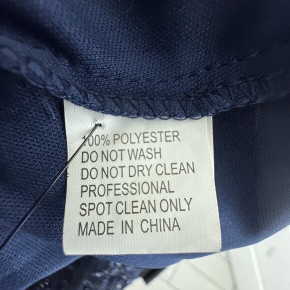 Mac Duggal Dress Gown 18 Embellished Illusion Flutter Sleeve A-Line 20301 NWT - Picture 12 of 15